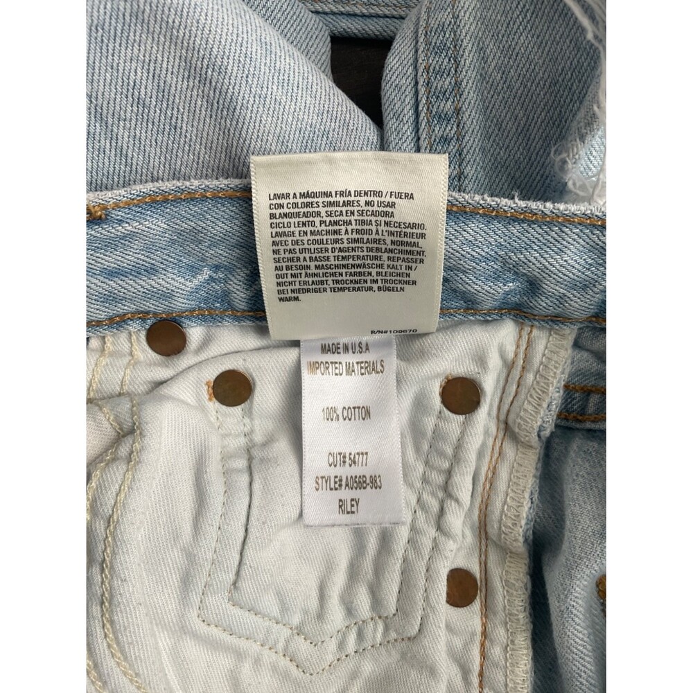 Agolde Riley Straight Leg Cropped Denim - Picture 4 of 6